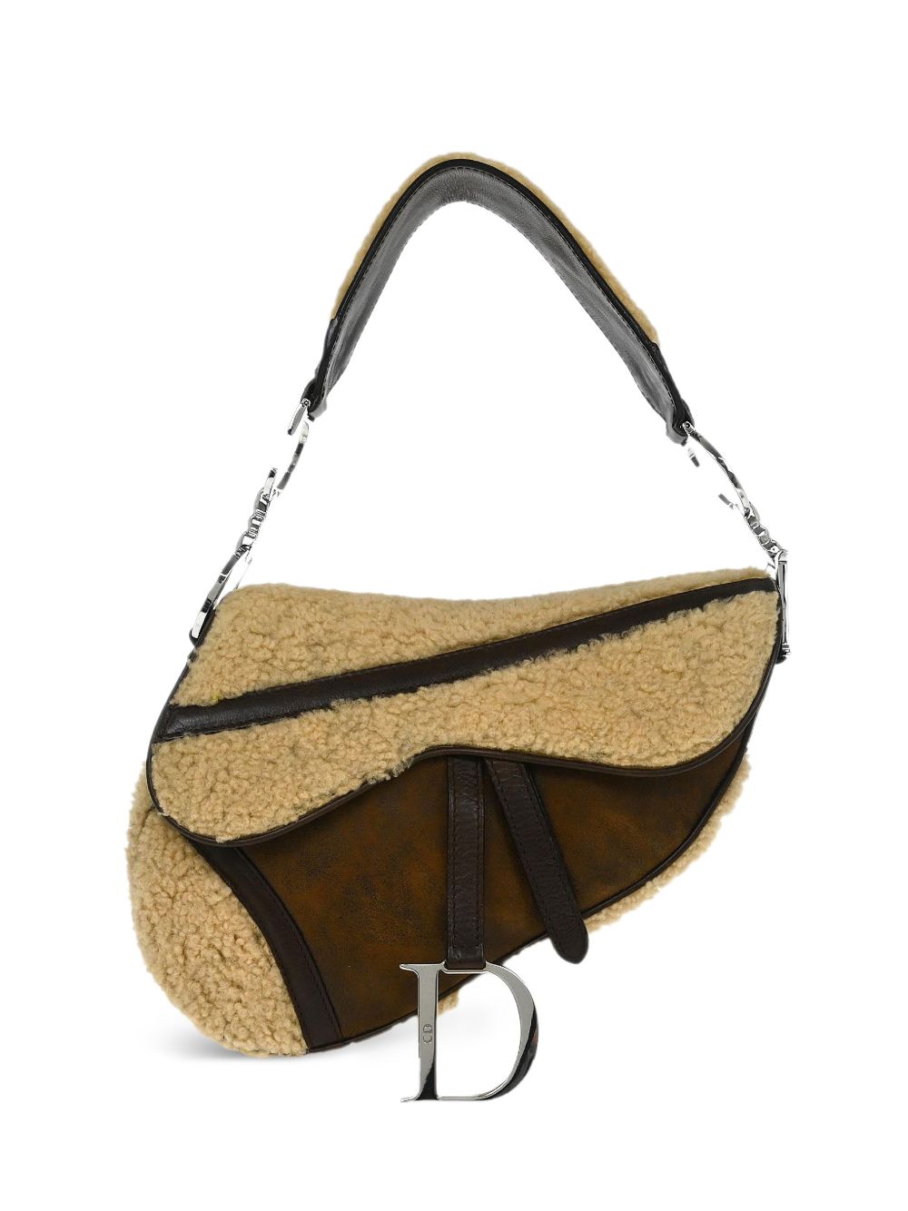 2005 Saddle shearling tote bag