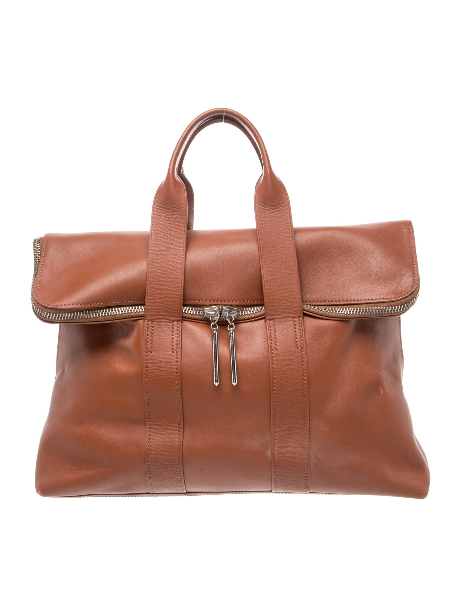 Leather Top Handle Bag