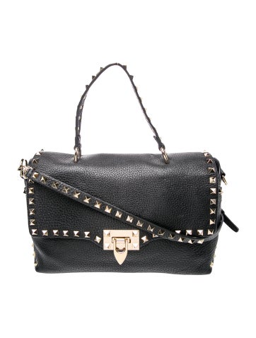 Rockstud Top Handle Bag