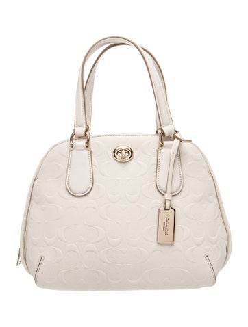 Leather Top Handle Bag