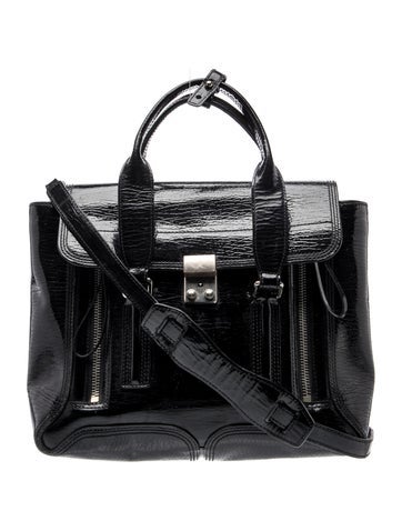 3.1 Phillip Lim Patent Leather Top Handle Bag