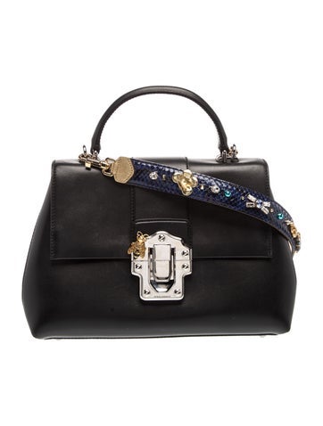 Dolce & Gabbana Leather Top Handle Bag