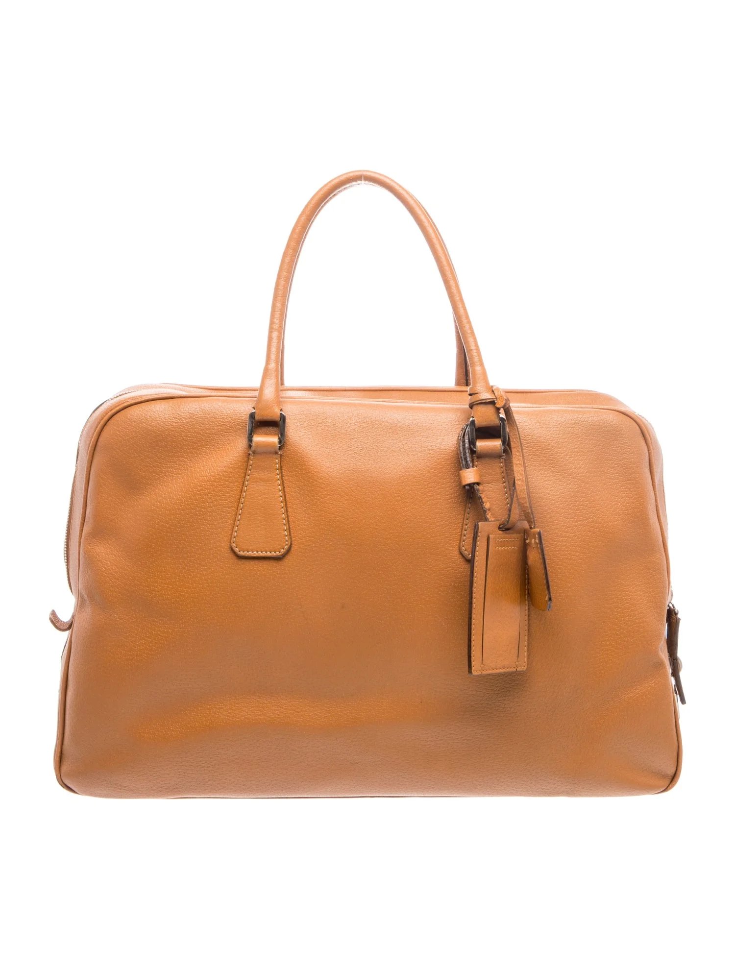Saffiano Leather Weekender Bag