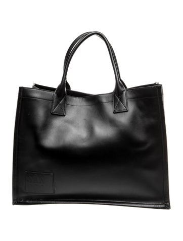Leather Top Handle Bag
