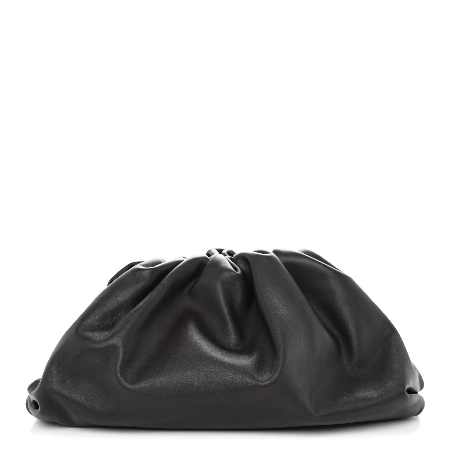 Bottega Veneta Smooth Butter Calf The Pouch Oversized Clutch Fondant