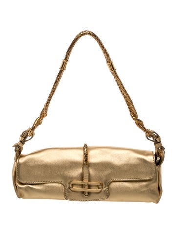 Jimmy Choo Leather Top Handle Bag