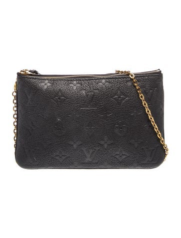 LV Monogram Double Zip Pochette