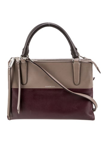 Coach Leather Top Handle Bag