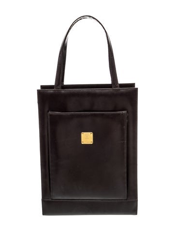 Leather Top Handle Bag Small
