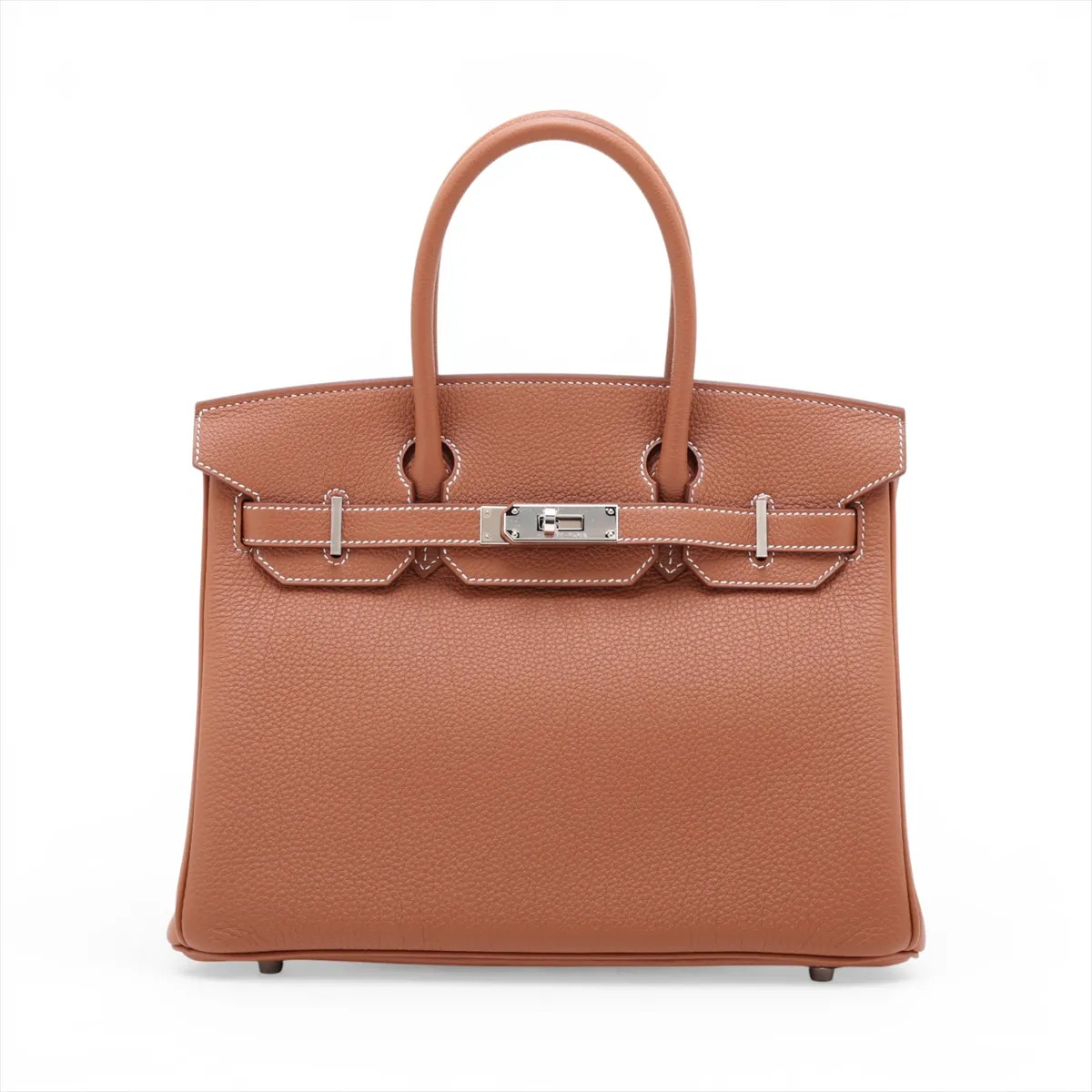 Hermès Birkin 30 Le Tournay Togo Gold Silver Metal Fittings
