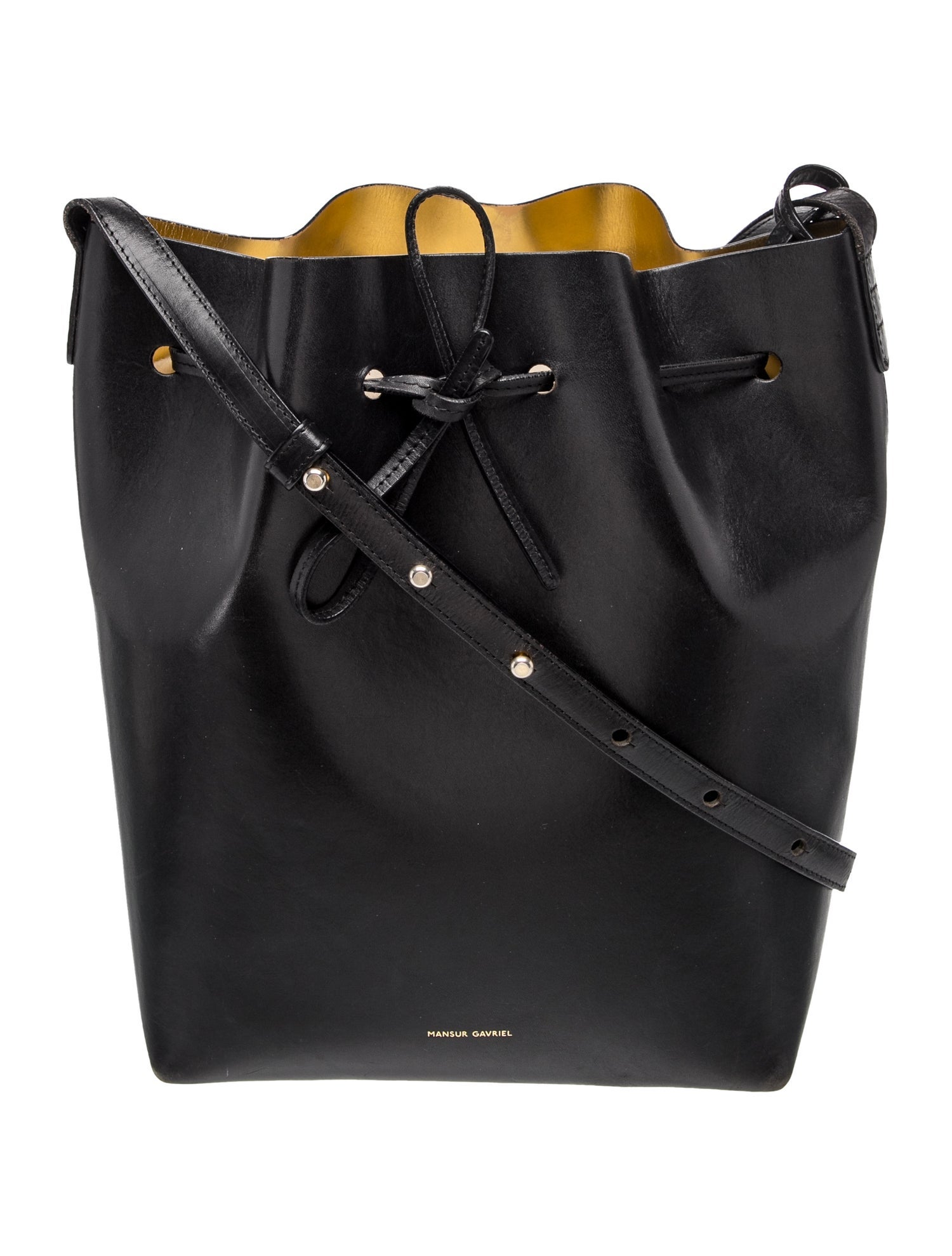 Mansur Gavriel Leather Bucket Bag