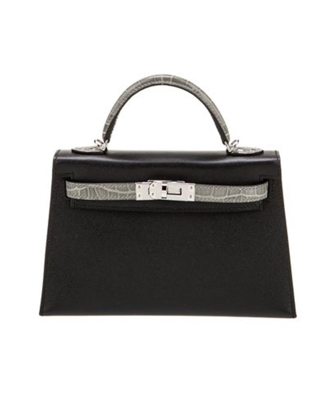 Hermes 2025 Madame Shiny Alligator Mini Kelly Ii Touch Sellier 20