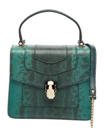 Water Snake Green Karung Serpent Forever Bag