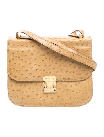 Embossed Leather Crossbody Bag
