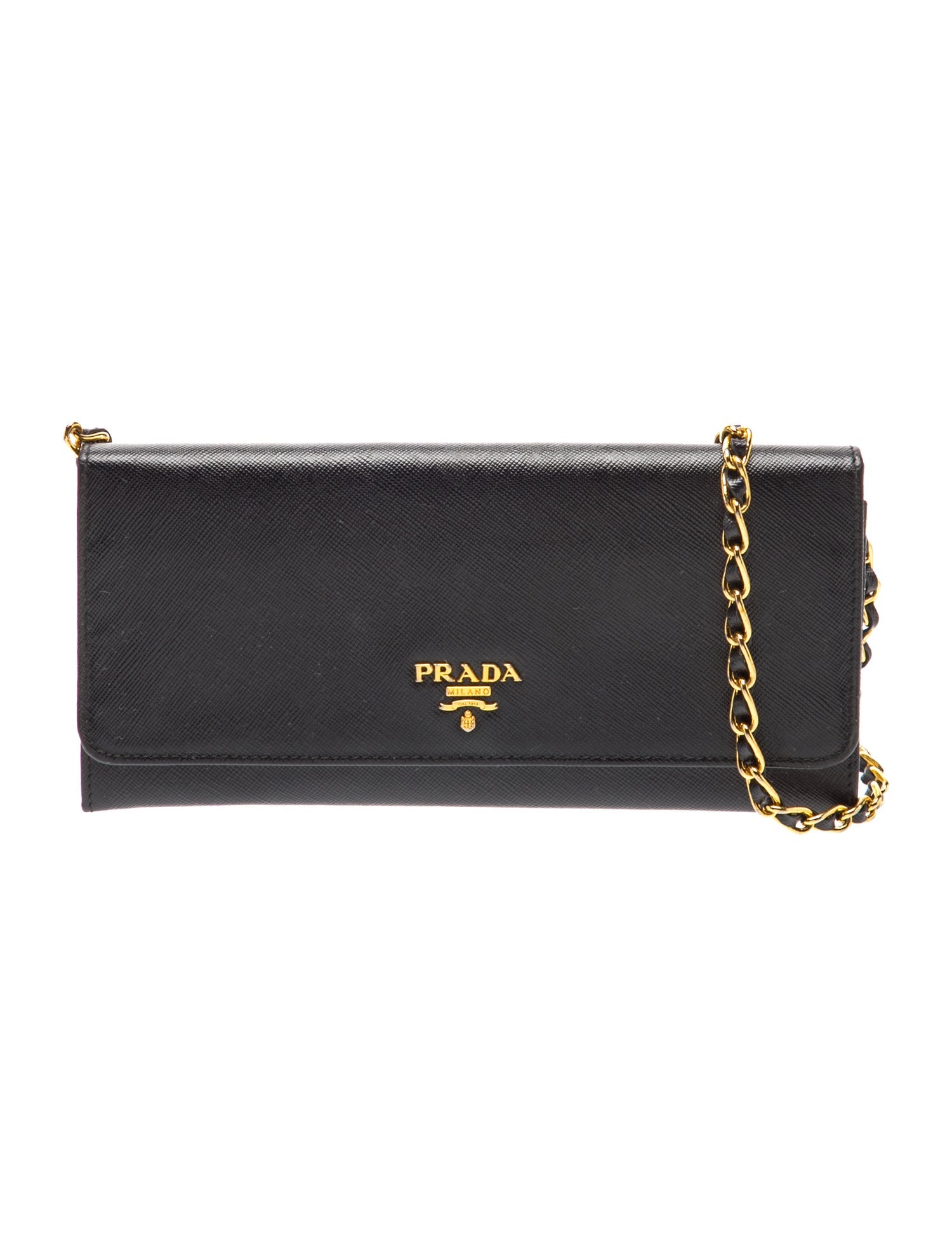 Saffiano Leather Clutch