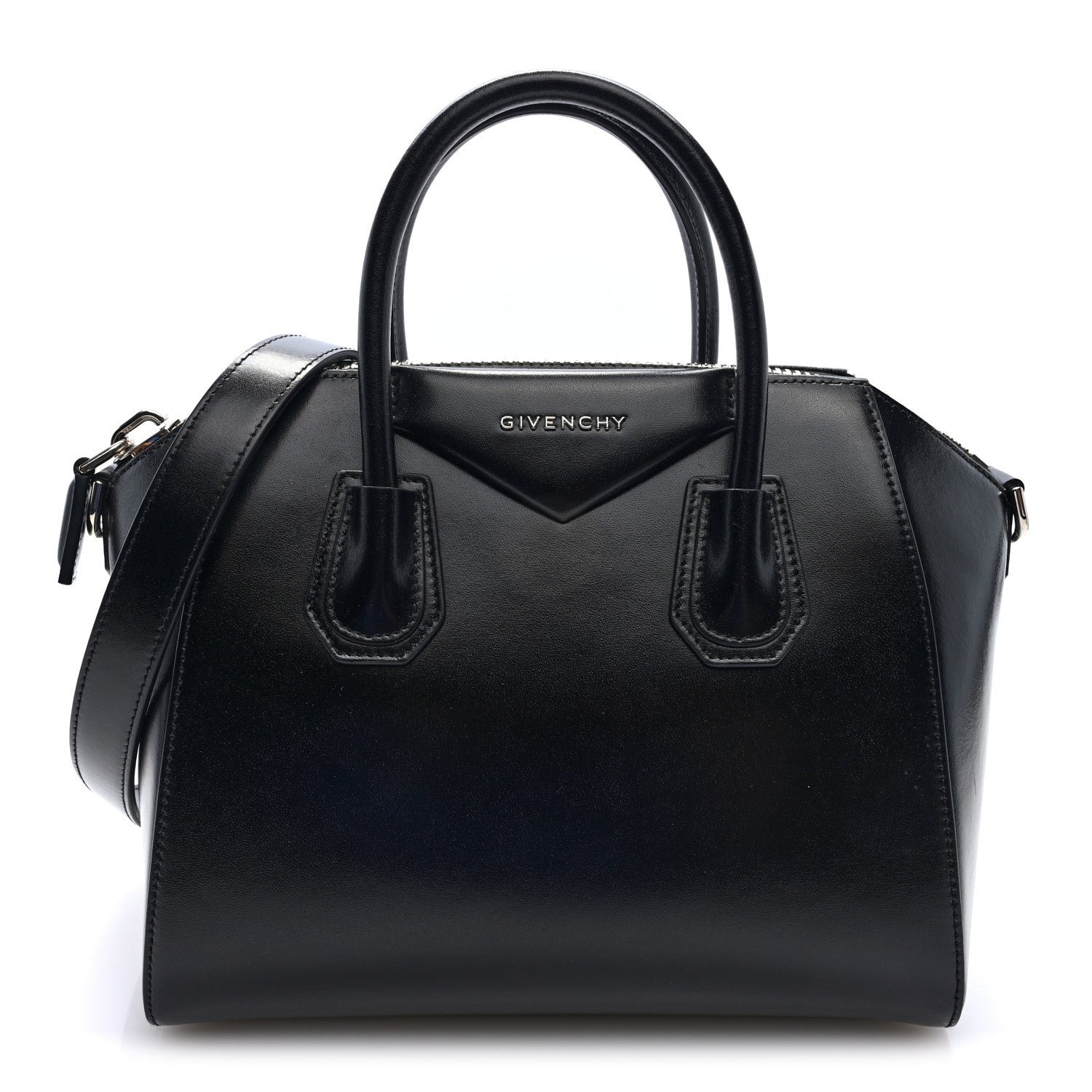 Givenchy Shiny Lord Calfskin Smalll Antigona Black