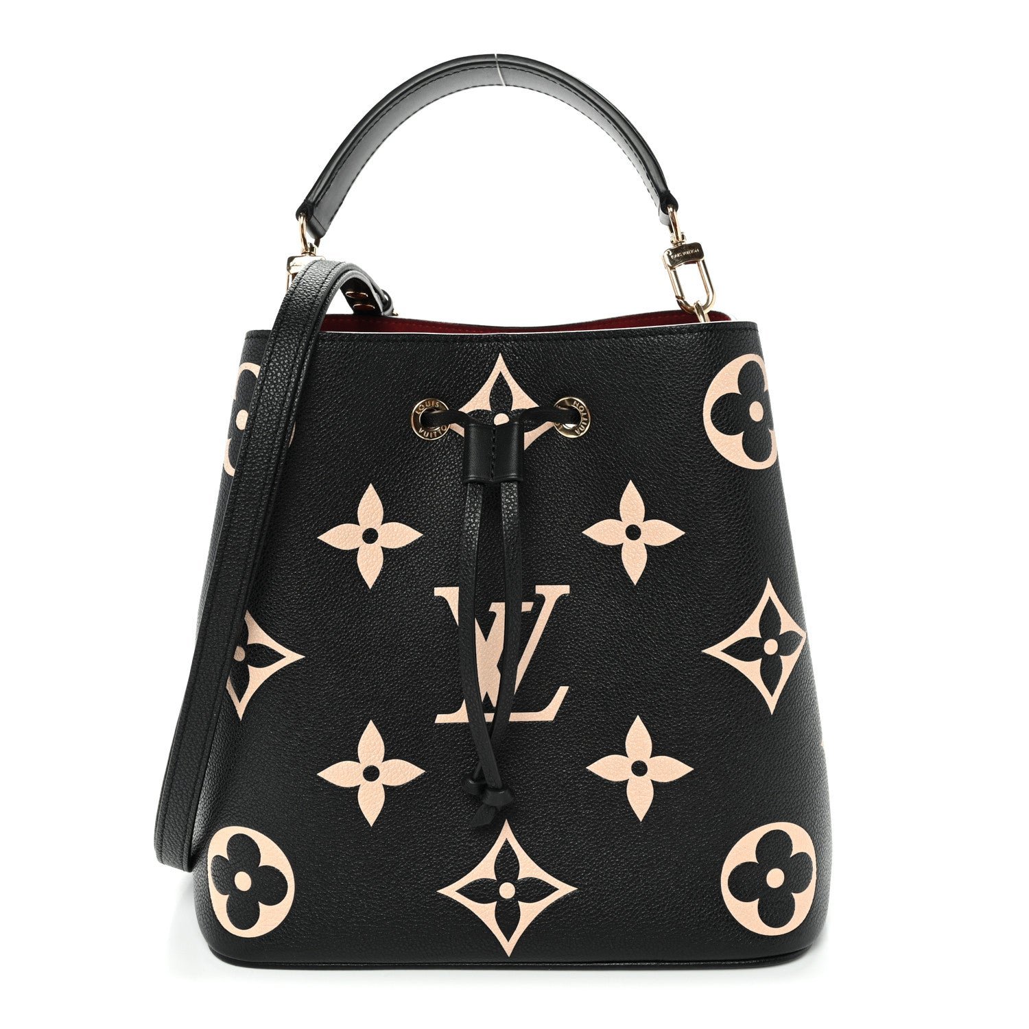 Louis Vuitton Louis Vuitton Empreinte Monogram Giant Neonoe MM Black Beige