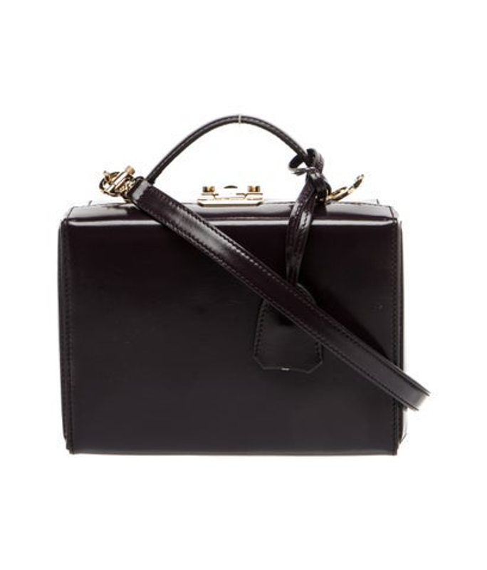 Mark Cross Cross Patent Leather Top Handle Bag