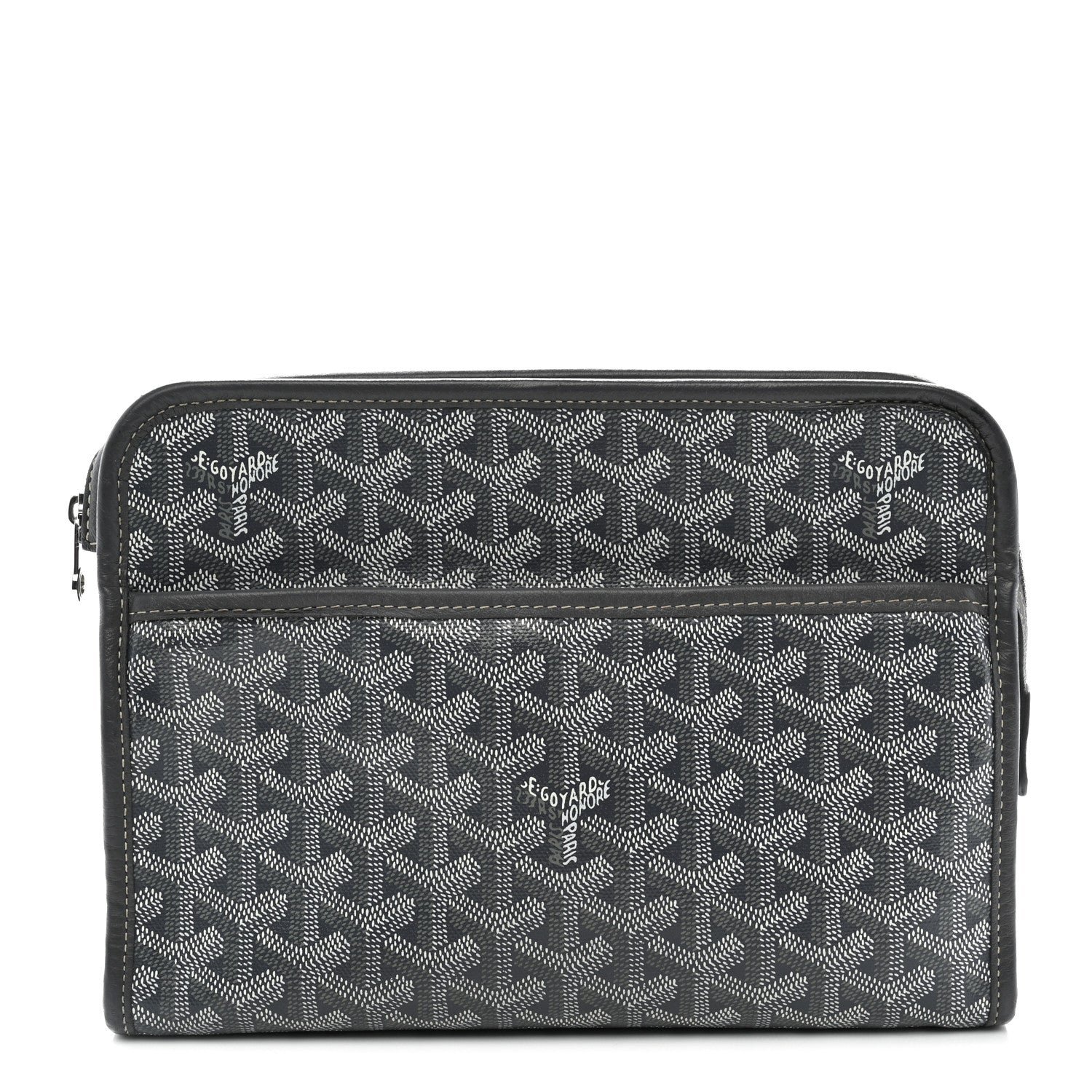 Goyardine Jouvence MM Toiletry Pouch Grey Grey