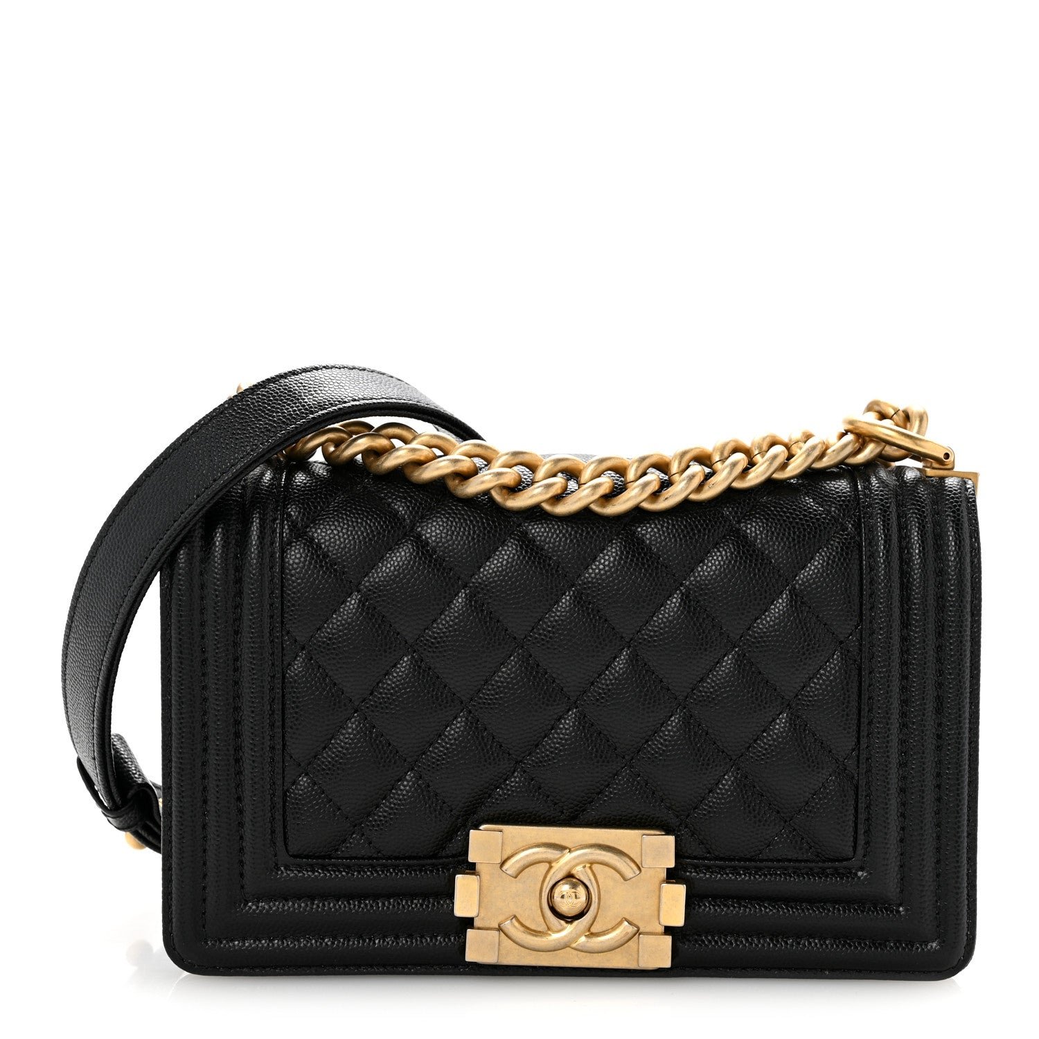Chanel Caviar Quilted Small Boy Flap Black