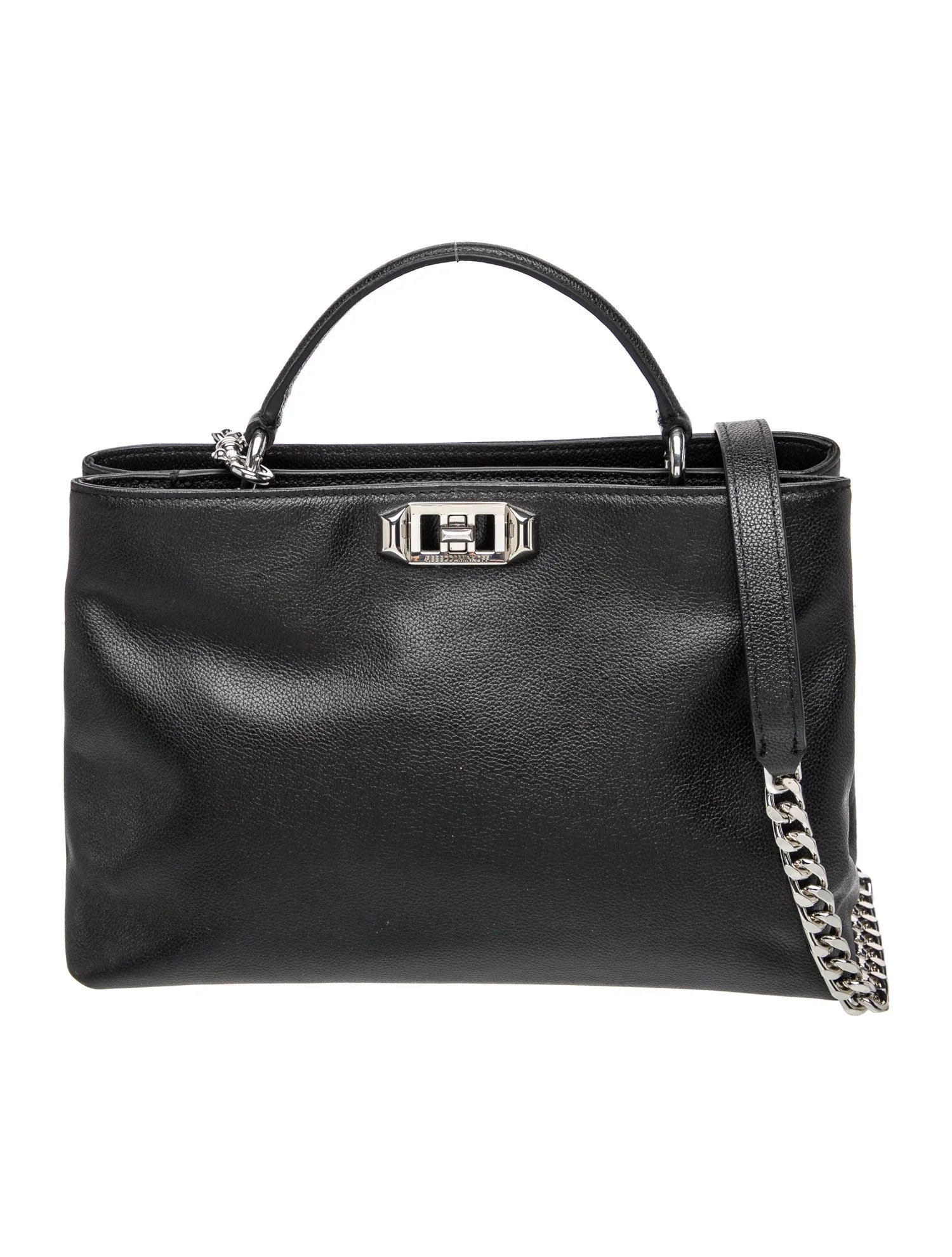 Leather Top Handle Bag