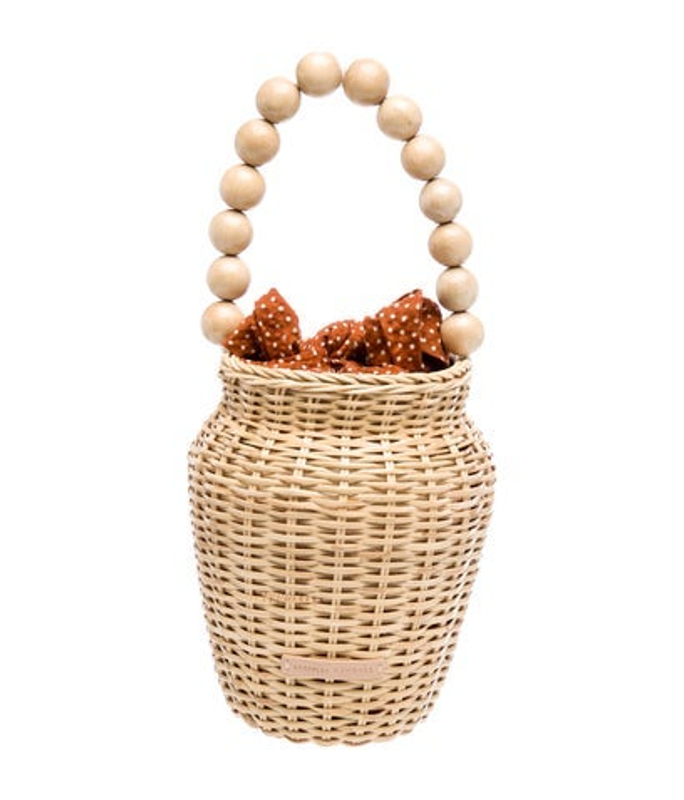 Loeffler Randall Randall Straw Bucket Bag