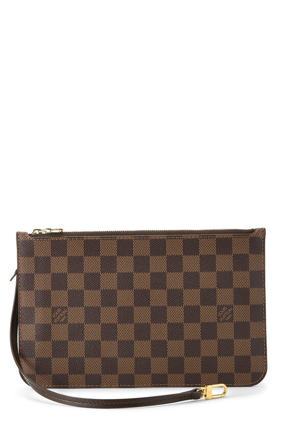 Louis Vuitton Damier Ebene Neverfull Pouch MM NM
