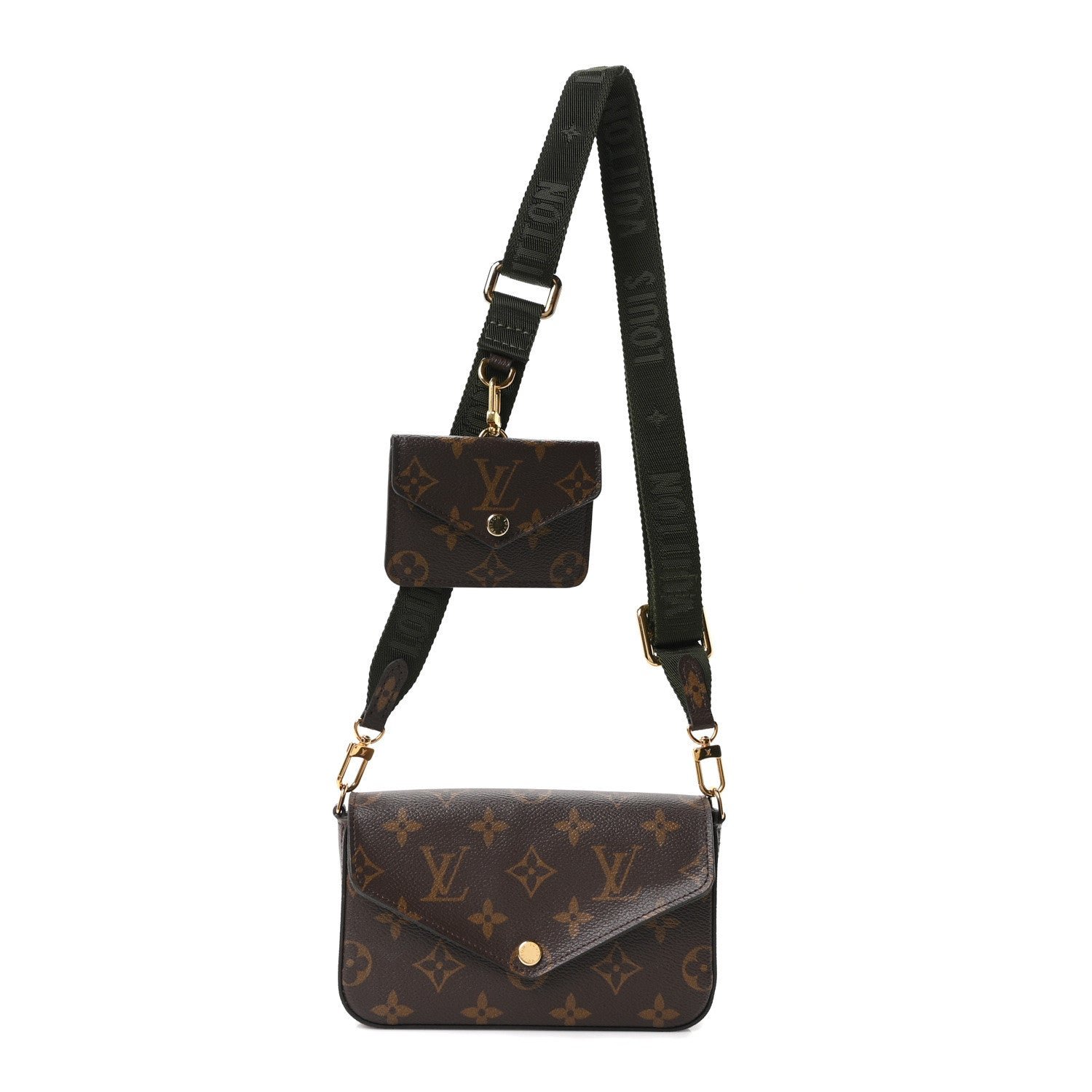 Louis Vuitton Louis Vuitton Monogram Felicie Strap & Go Kaki