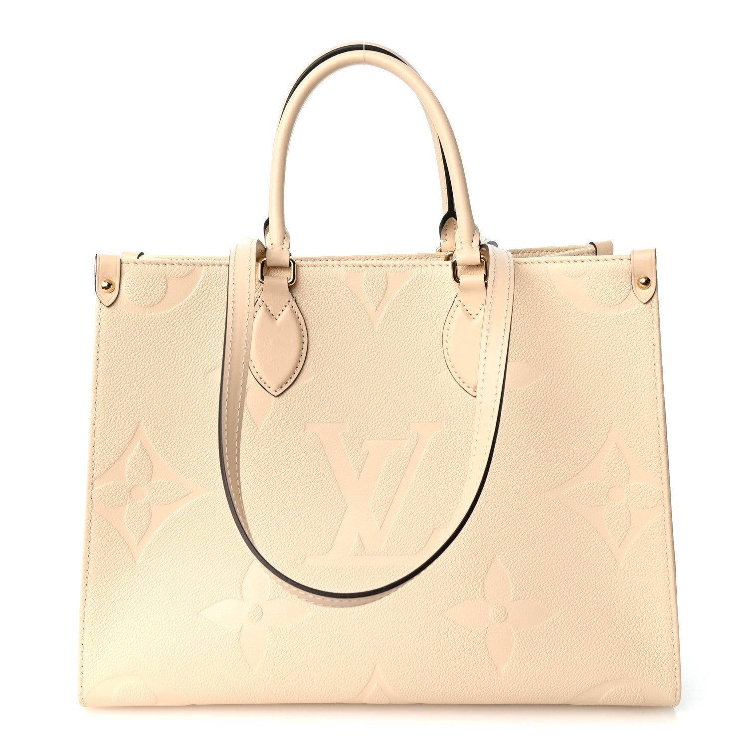 Louis Vuitton Empreinte Monogram Giant Onthego MM Creme