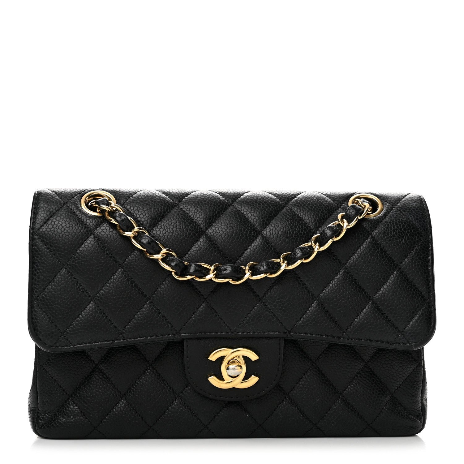 Chanel Caviar Quilted Small Double Flap Black