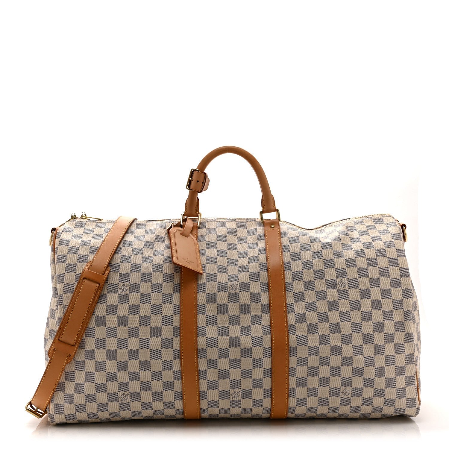 Louis Vuitton Damier Azur Keepall Bandouliere 55