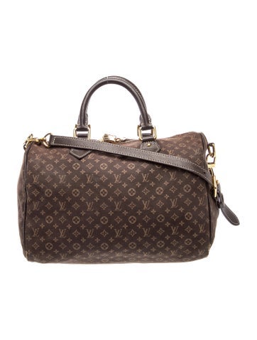 Louis Vuitton Monogram Mini Lin Mini Lin Speedy Bandouliere 30