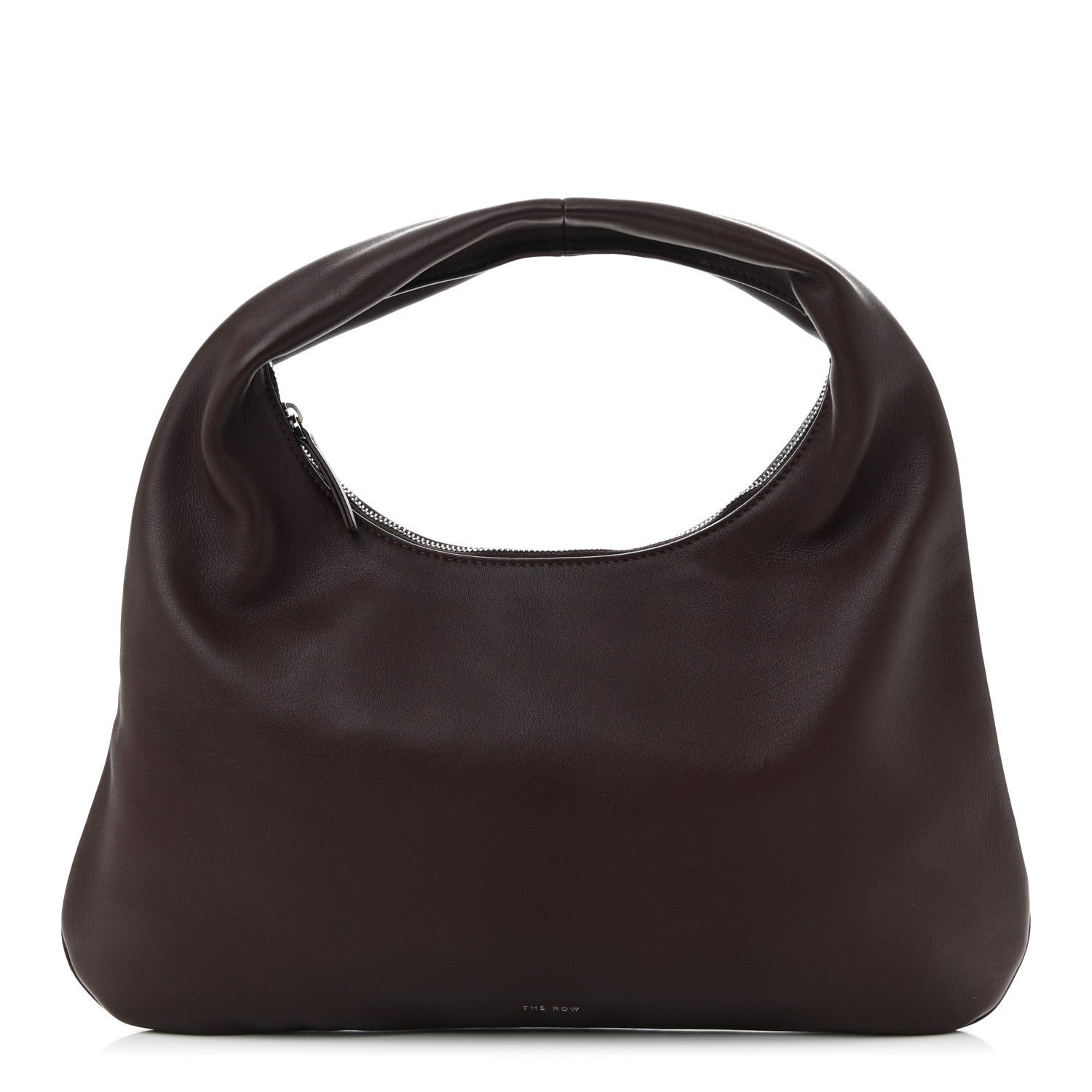 The Row Calfskin Small Everyday Shoulder Bag Eggplant