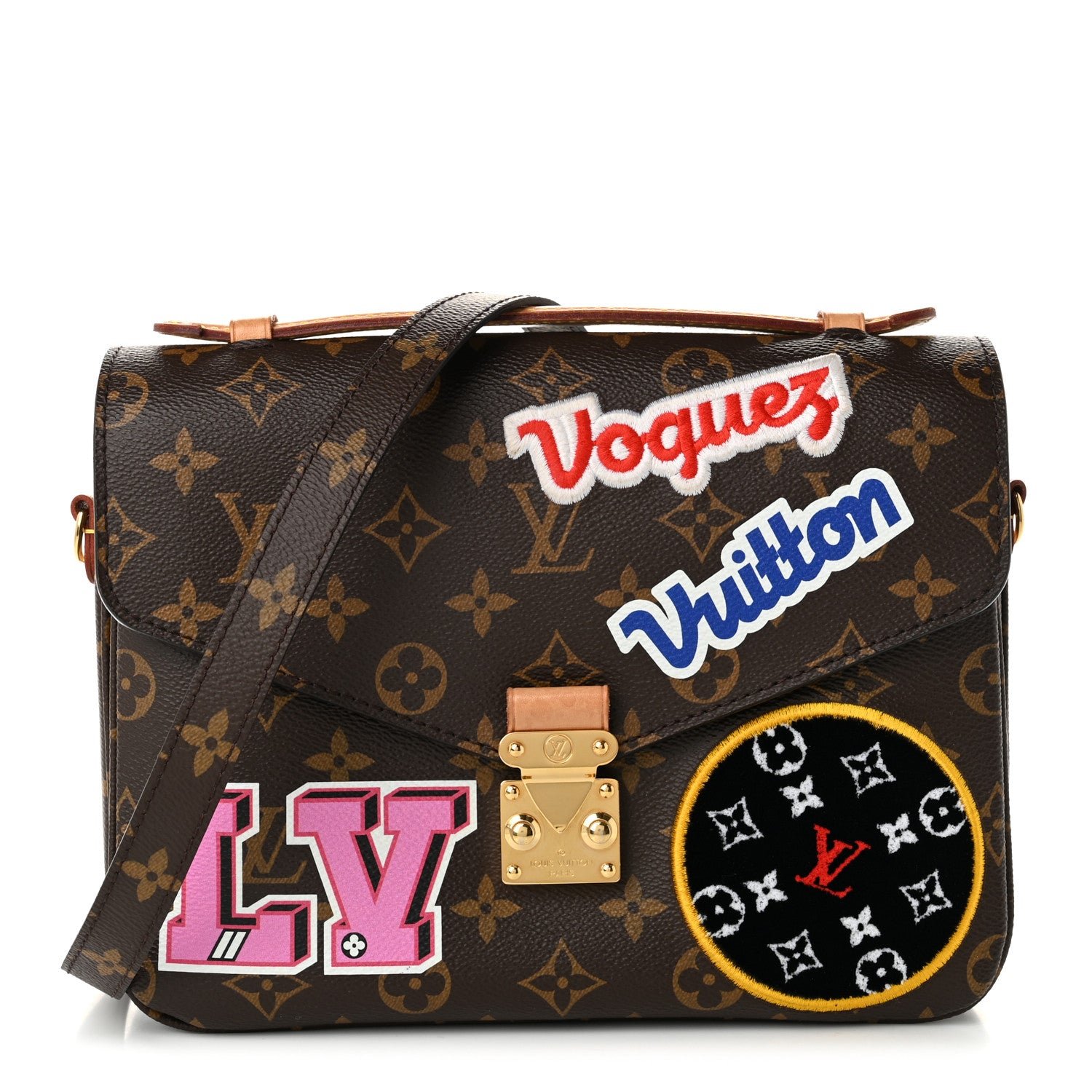 Louis Vuitton Monogram Patches Pochette Metis