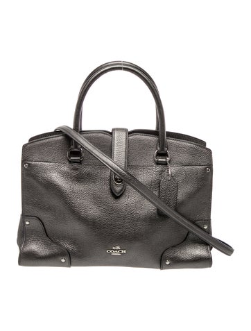 Leather Top Handle Bag