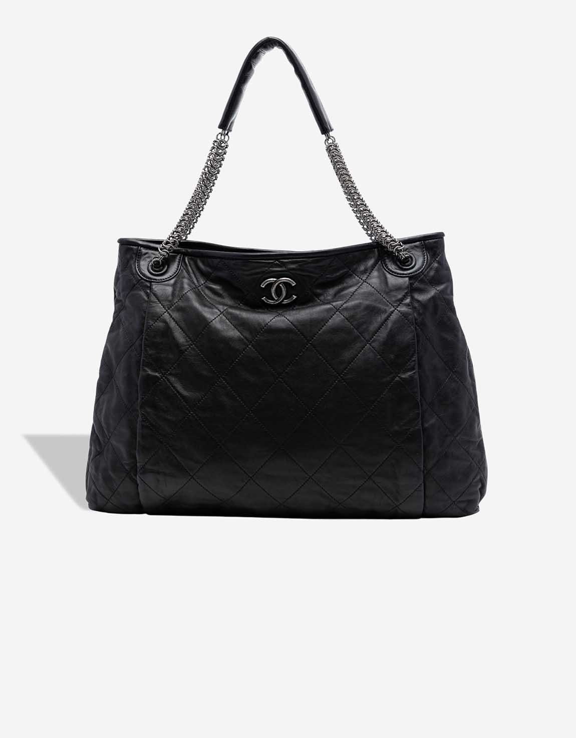 
		Shopping Tote Lamb Black    