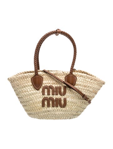 Raffia Top Handle Bag