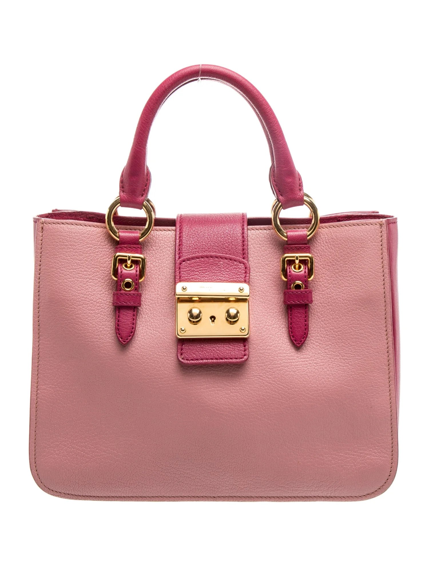 Miu Miu Leather Top Handle Bag
