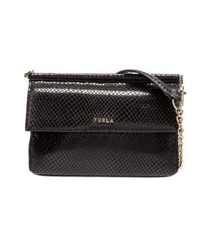 Furla Snakeskin Crossbody Bag