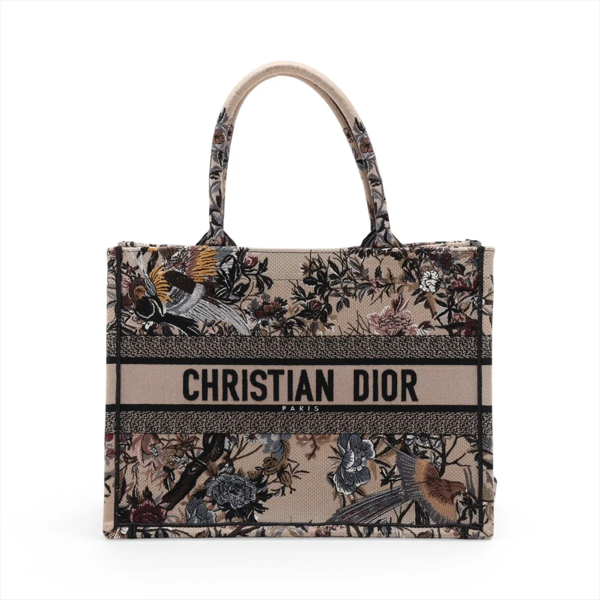 Dior Christian Dior Dior Jardin botanique Embroidery Book Tote Medium canvas Tote bag