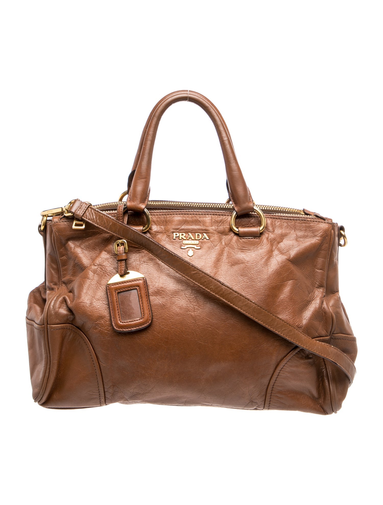 Vitello Shine Leather Vitello Shine Leather Top Handle Bag