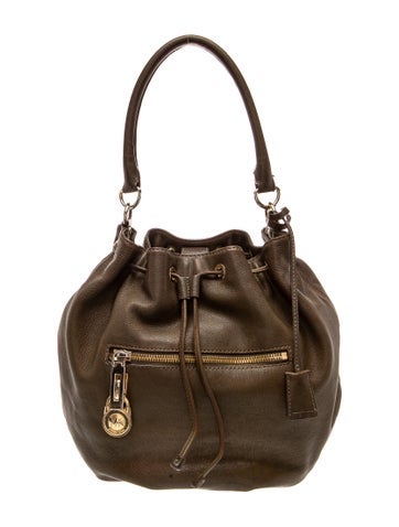 Leather Bucket Bag
