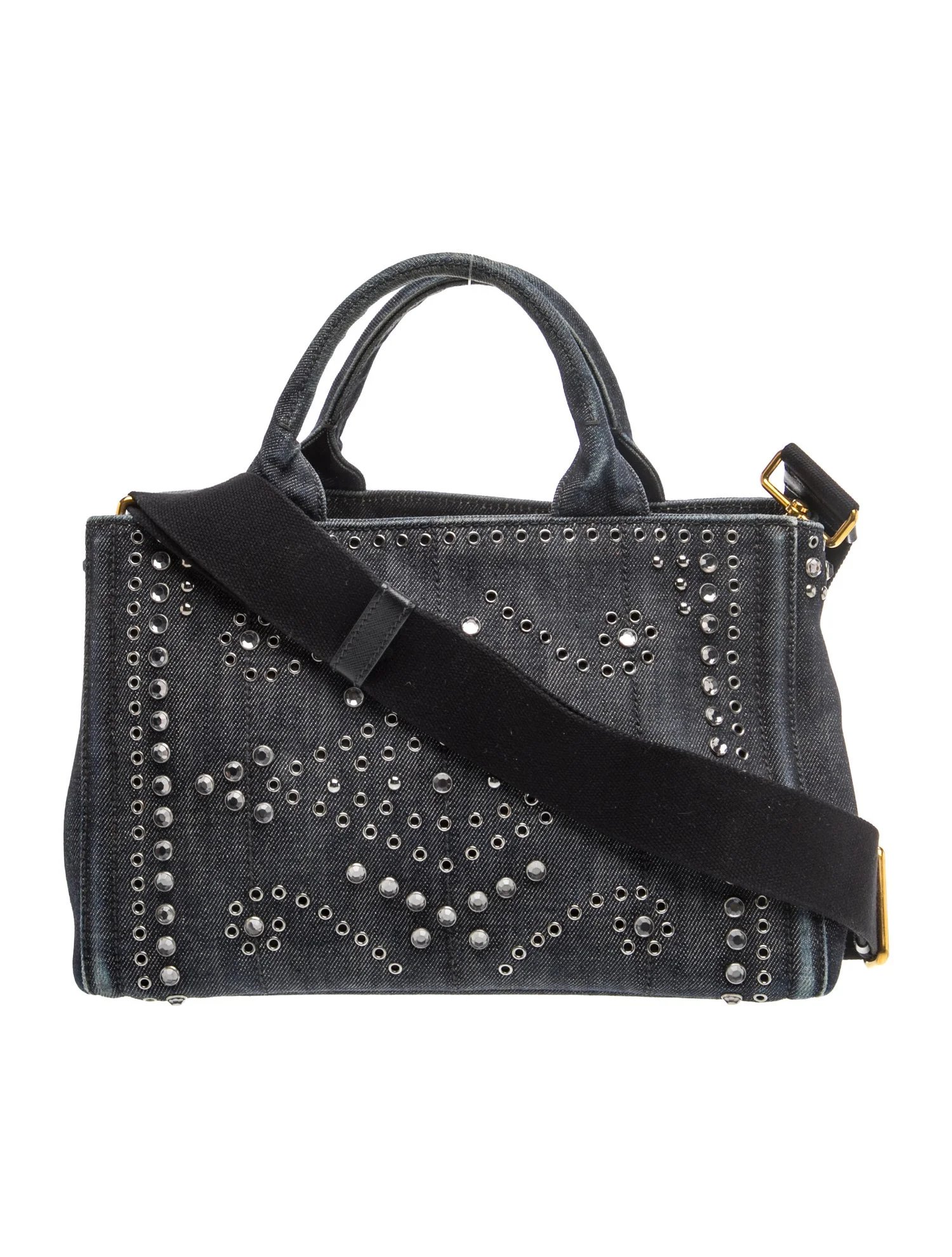 Denim Top Handle Bag