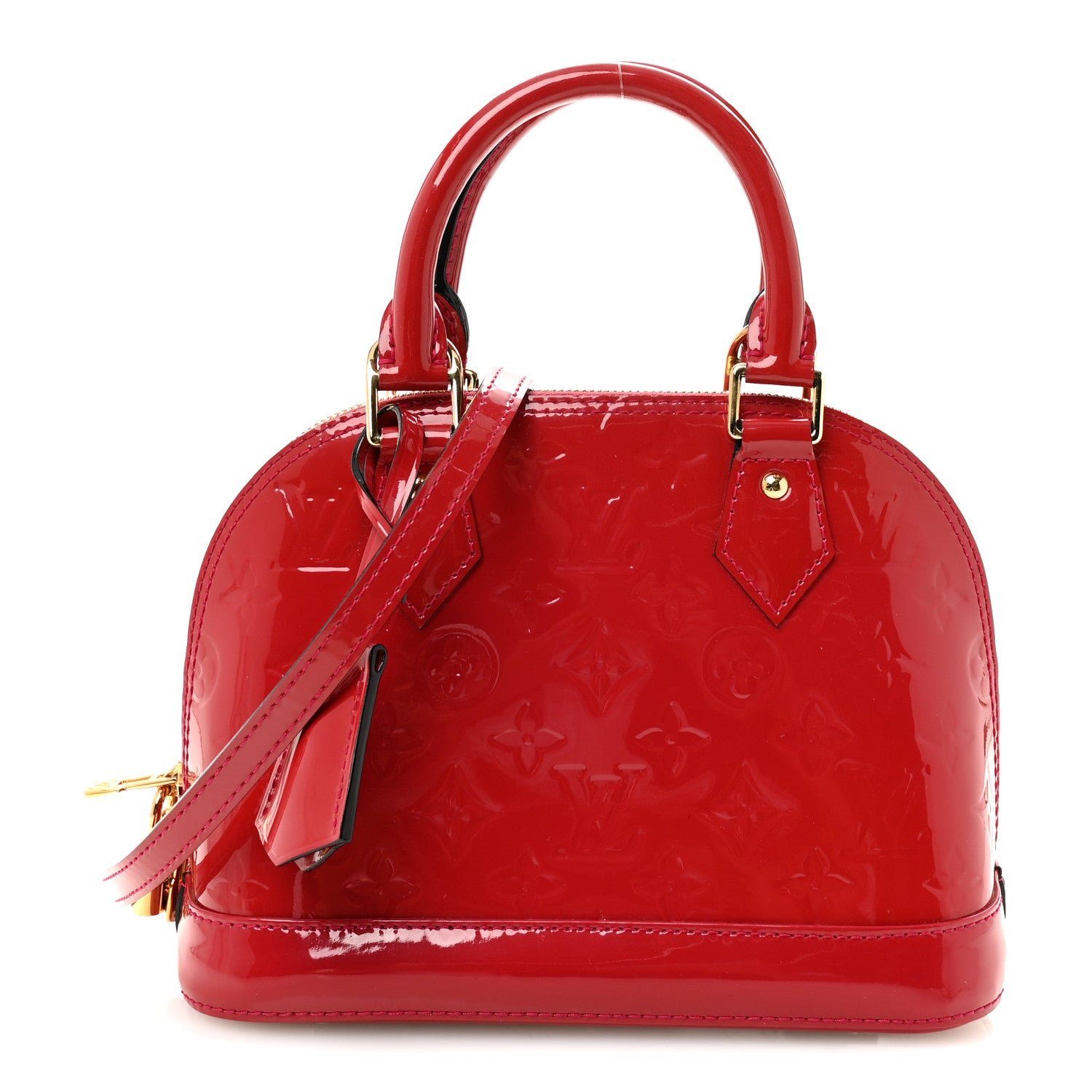 Louis Vuitton Vernis Alma BB Rose Indien