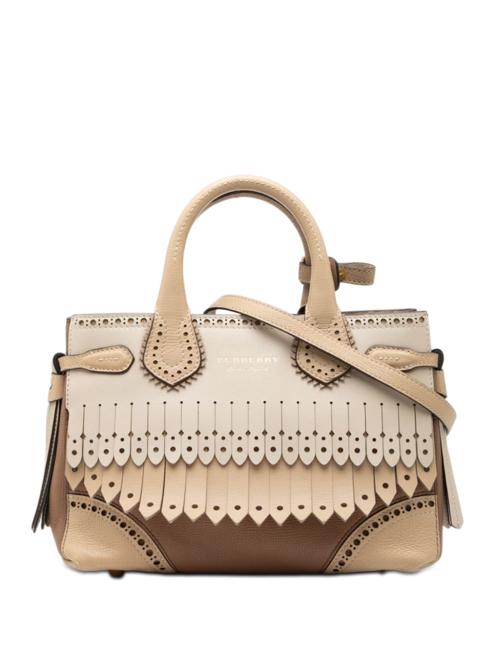 2000-2017 Small Leather Brogue Banner satchel