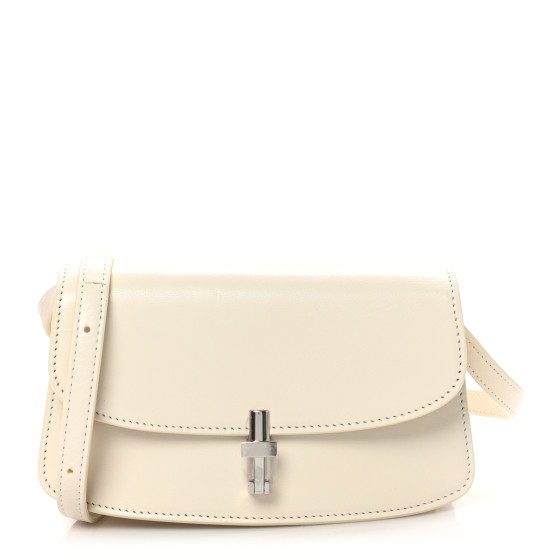 The Row Smooth Calfskin The Sofia E/W Crossbody Ivory