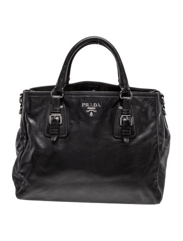 Vitello Daino Leather Top Handle Bag