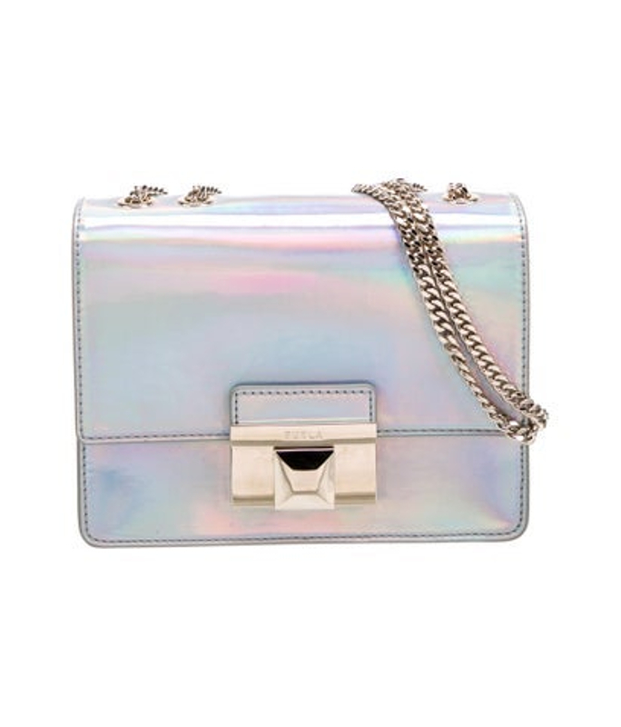 Furla Patent Leather Crossbody Bag