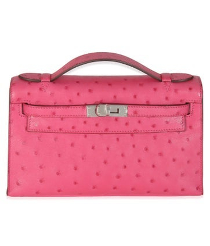 Hermes Ostrich Kelly Pochette