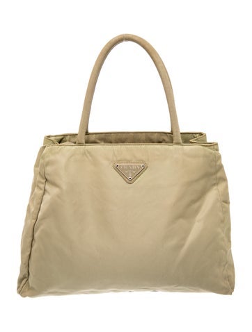 Tessuto Nylon Top Handle Bag